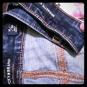 Lucky brand brisgerre jeans no zipper front